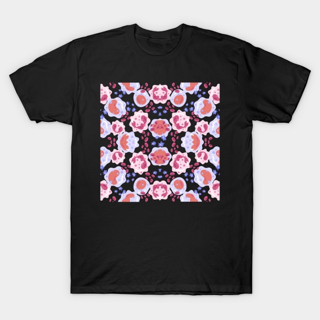 Large White Blood Cell Pattern T-Shirt by Pris25